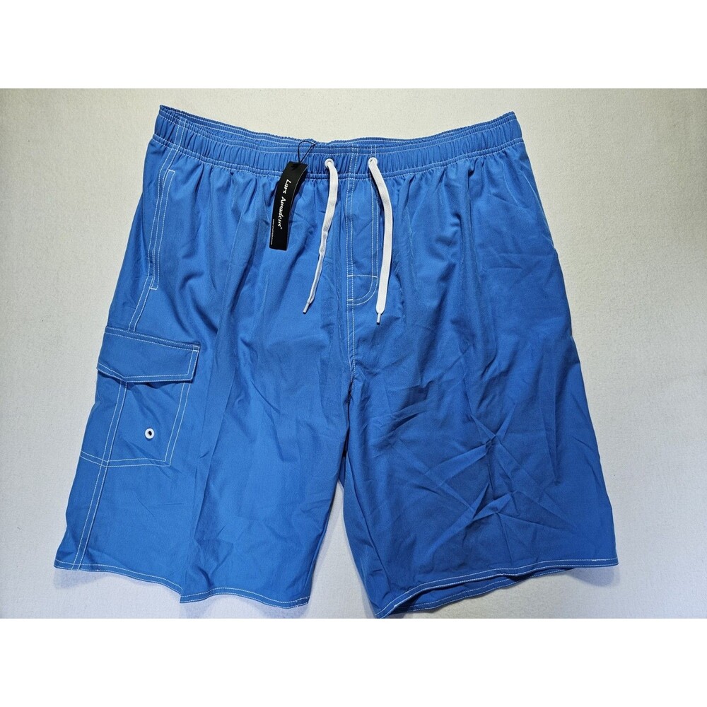 Blue And White Lars Amadeus Shorts Men's 36 NWT